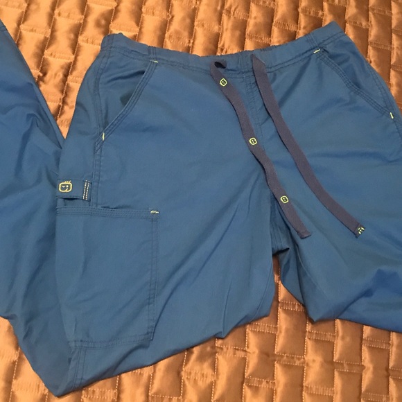 Wonderwink Medical Scrub Wonder Flex Teal Cargo Pants Sz XS-XXL NWT